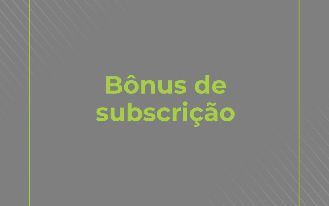 Bônus De Subscrição Allez Y Escola De Direito E Negócios 7736