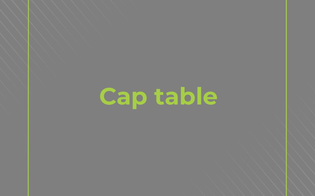 Cap table